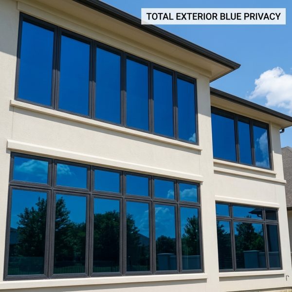 Blue Silver USA Tinted Film